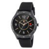 3Guys 3GW4023 44mm Smartwatch με Παλμογράφο (Stainless Steel Black Rubber Band)